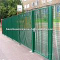 Powder coated grid play area fence